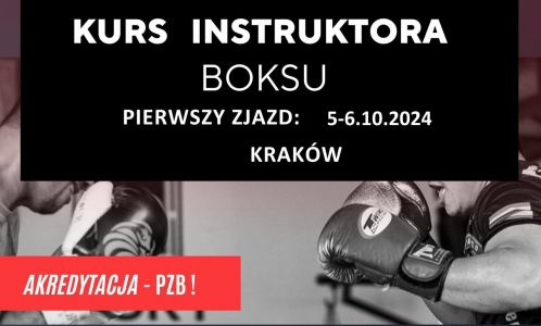 Kurs instruktora boksu - październik 2024